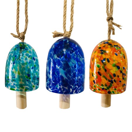 Meadow Creek Assorted Glass 8 In. Bell Wind Chime